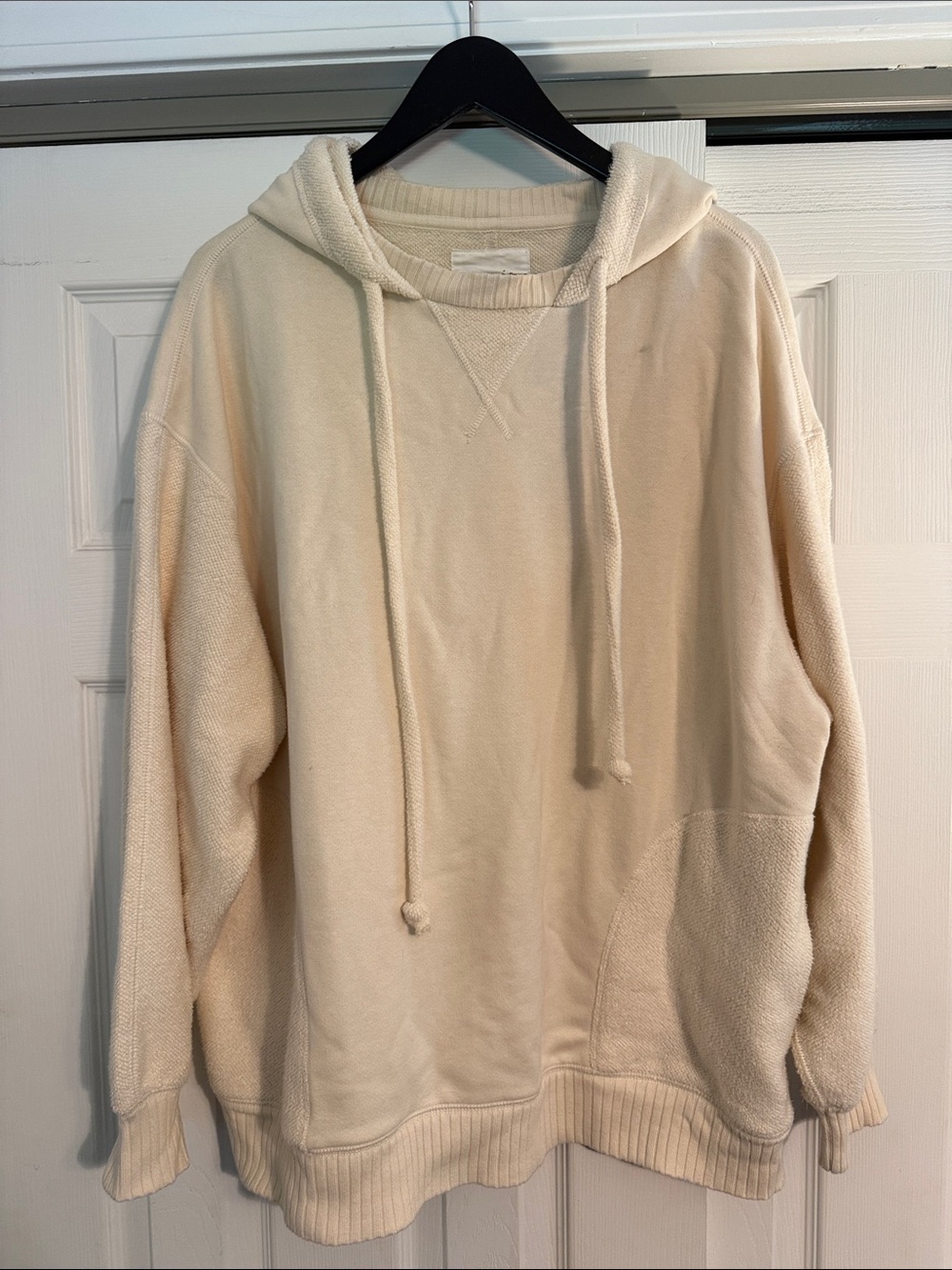 aerie Cream Pullover Hoodie Sweater